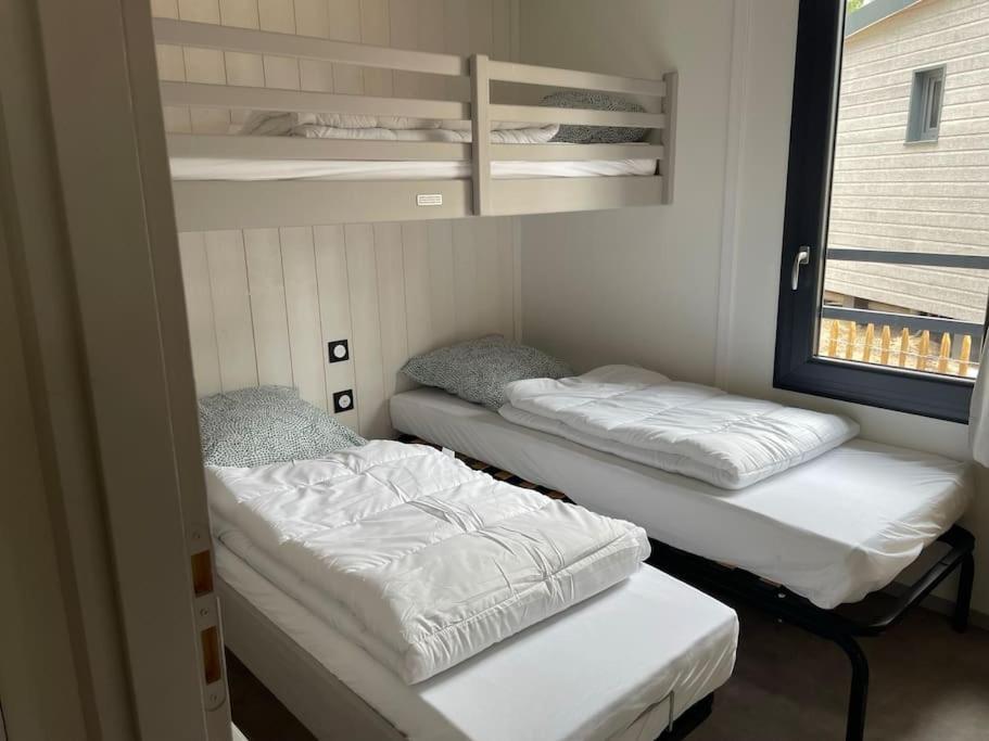 Cottage Dans Parc Residentiel De Loisirs, Piscine, 150M De La Mer Жуллувиль-ле-Пен Экстерьер фото